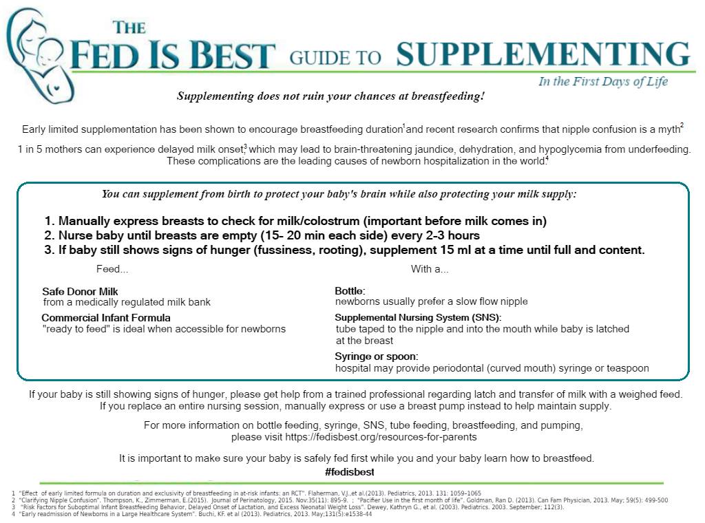 how to best supplement formula with breastfeeding