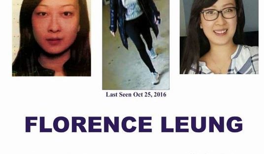 Missing person Florence Leung, Asian female.