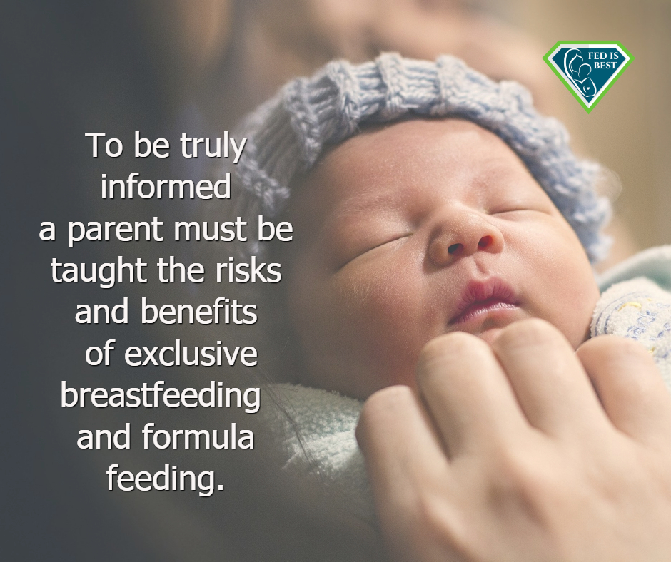 Informed Consent Regarding Risks Of Insufficient Feeding Fed Is Best