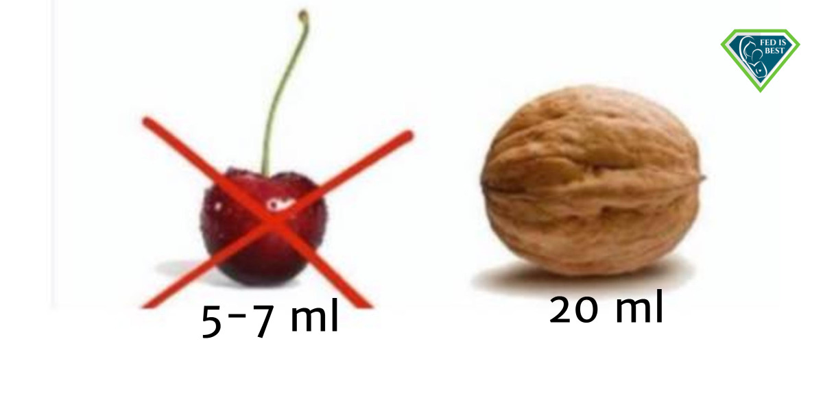 Baby Stomach Capacity Chart