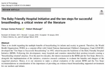 Baby-friendly hospital initiative: literature review.