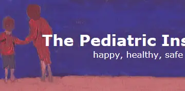 Happy, healthy kids with adult.