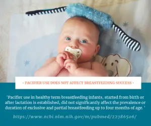 pacifier use and breastfeeding