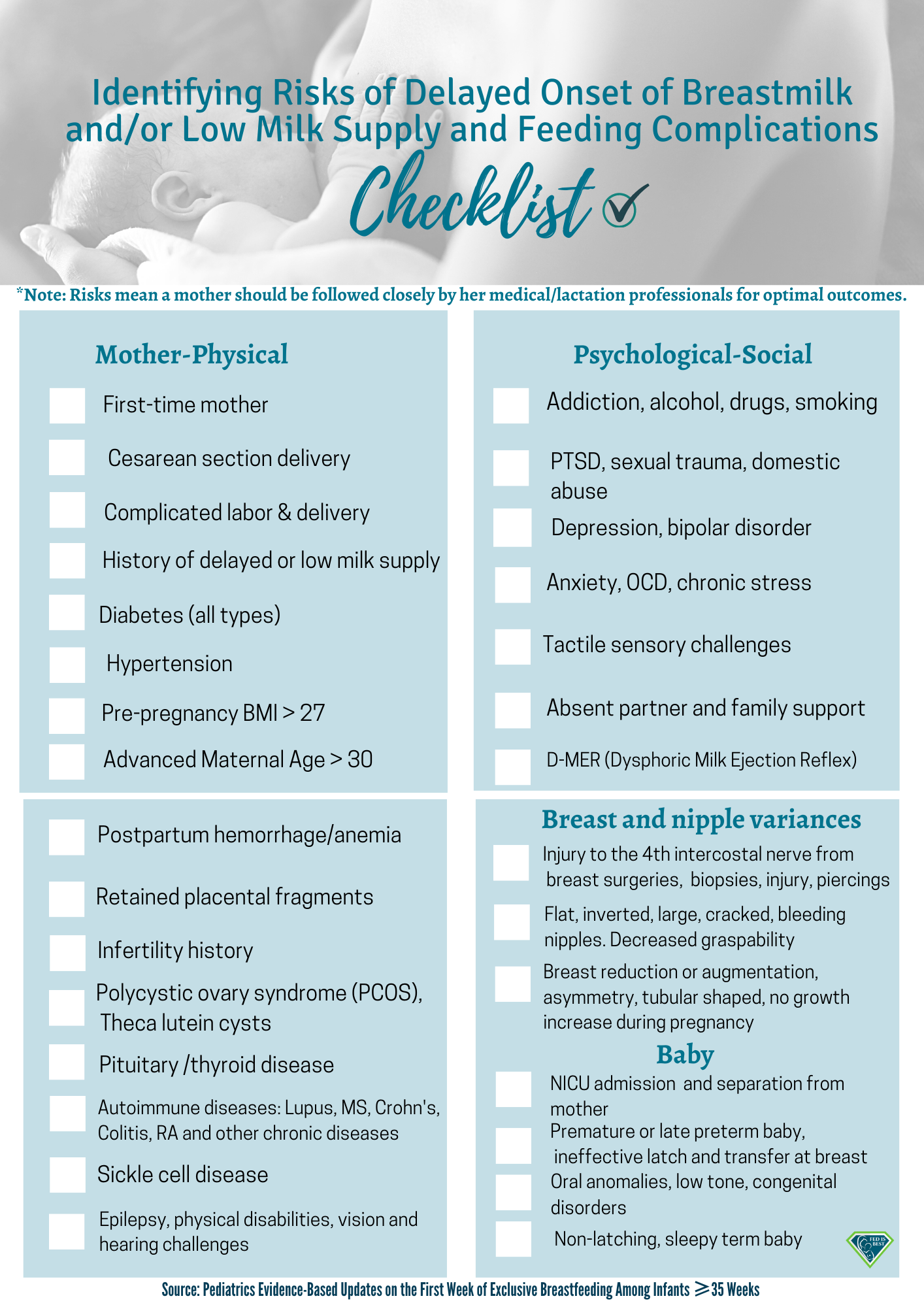 Ultimate Breastfeeding Checklist for New Moms