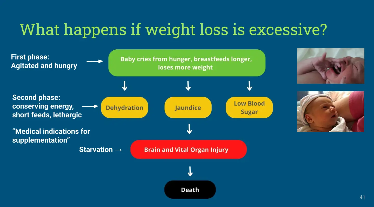 Flowchart of excessive weight loss effects. Flowchart of excessive weight loss effects.